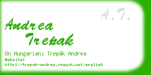 andrea trepak business card